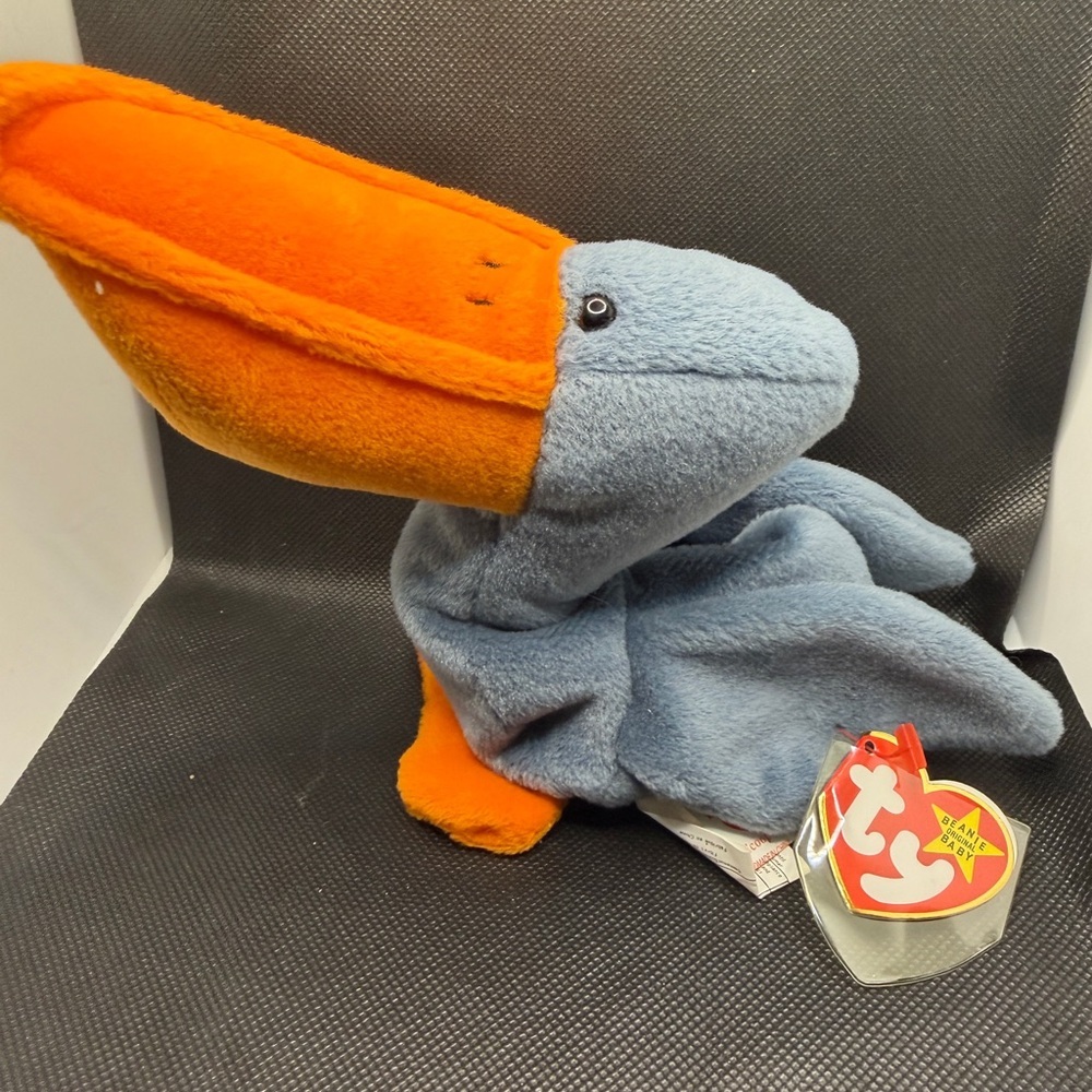 Ty Beanie Baby Scoop the Pelican 1996 Vintage Plush w/ Tag